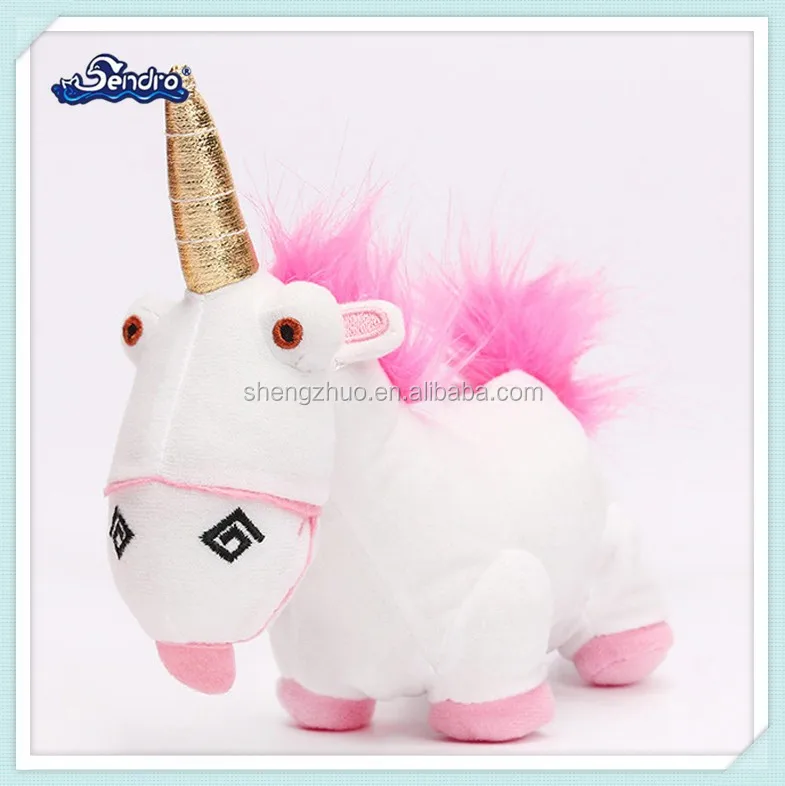 white unicorn plush toy