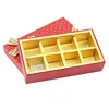 Factory food custom divide insert packing chocolate gift snack boxes
