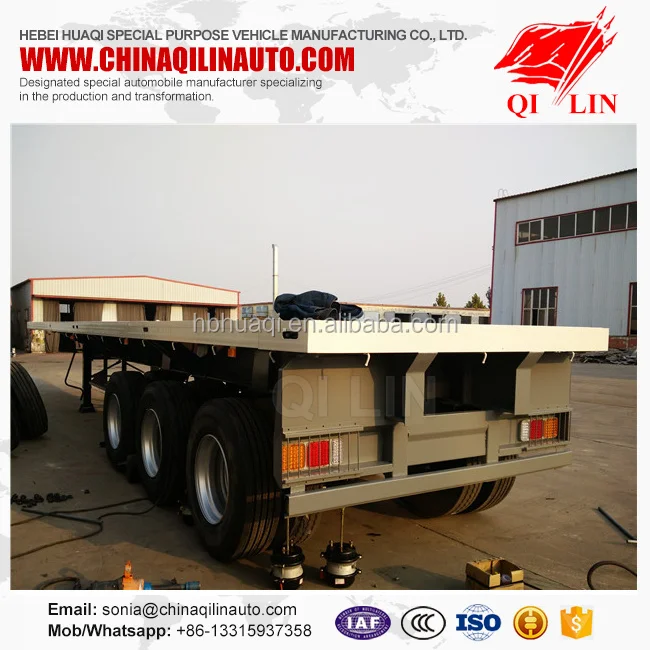 China Qlin flat deck trailers for sale