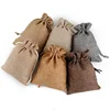 Wholesale In Stock Jute Bags Packaging Fresh Style Burlap Drawstring Cashew Nuts Pouch