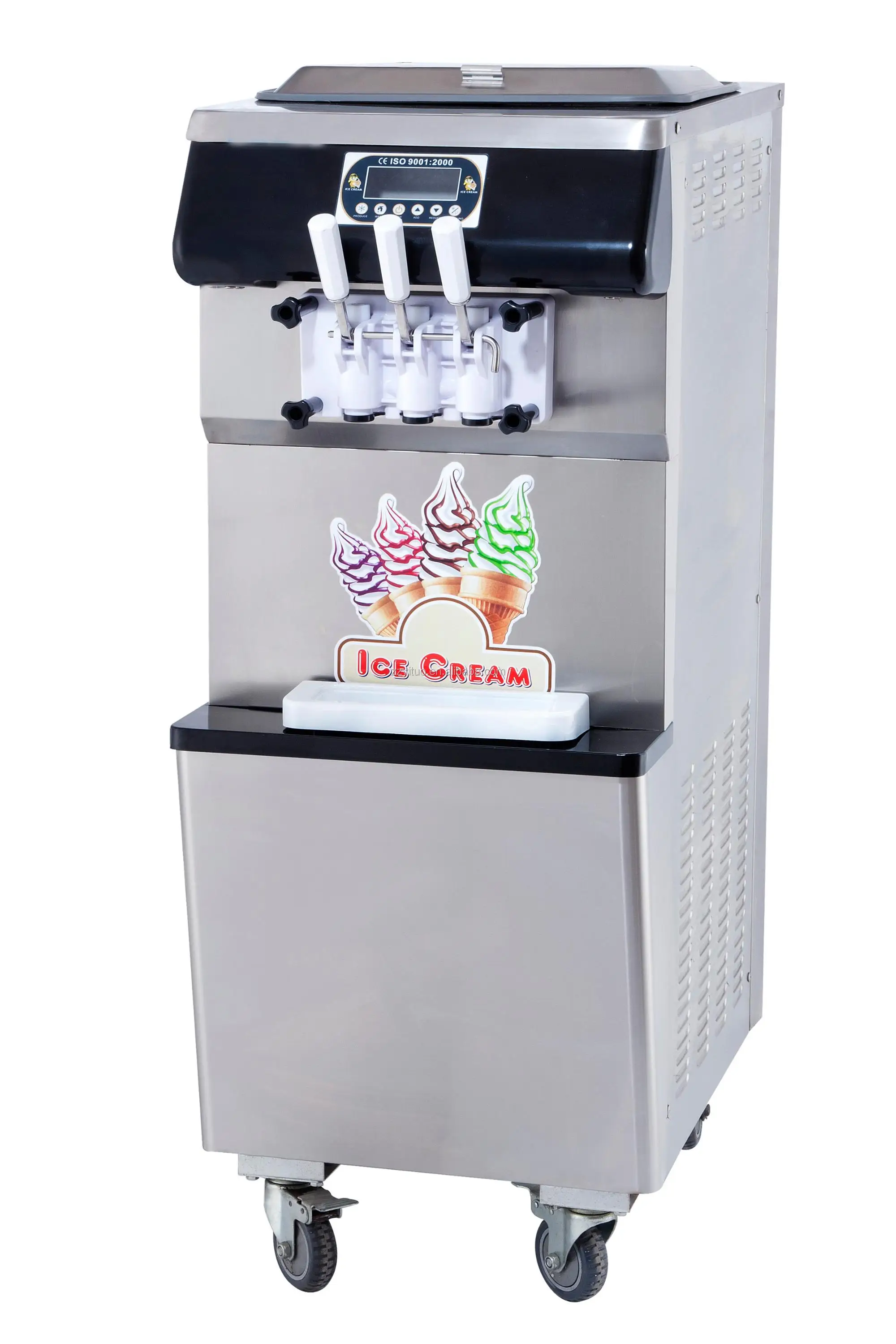 Ce Hot Sale Three Flavors Table Top Soft Ice Cream Machine Buy Ce Hot