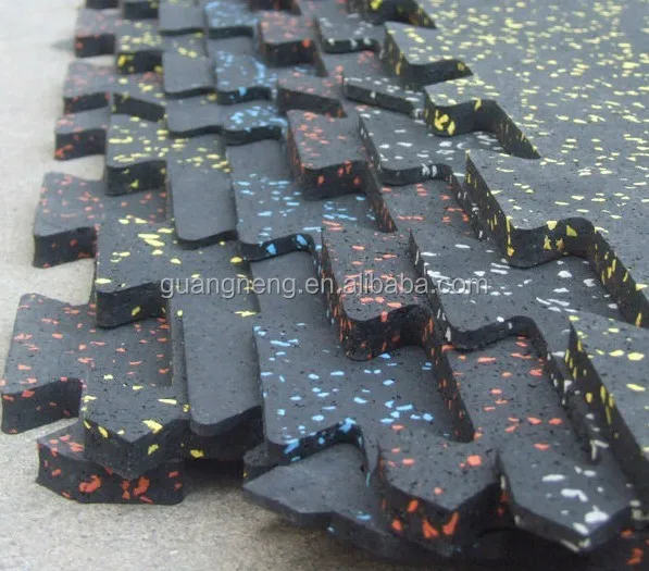 Puzzle Gummi Turnhalle Bodenmatte,Crossfit Turnhalle Gummiboden,Innen