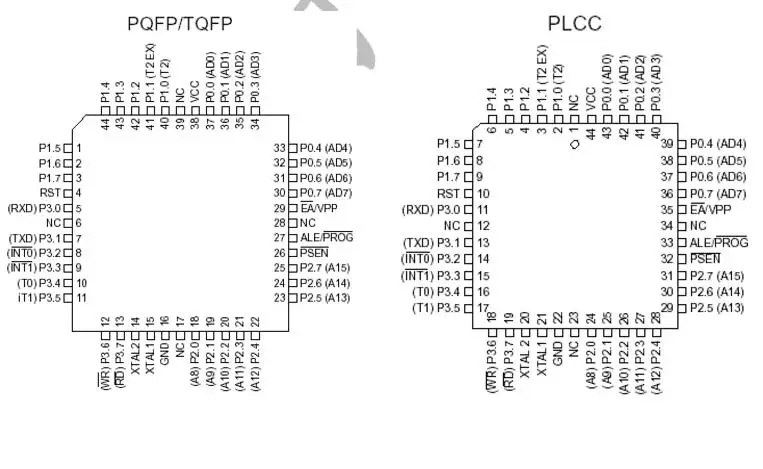 At89c52 24pi применение схемы