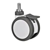 75mm locking hospital bed caster wheel