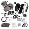 Two stoke 80cc 60cc 50cc 48cc black silver air cooling kick start engine kit for gasoline motorized bike