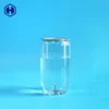 206# 345ml food grade milk juice beverage plastic PET soft drink can with easy open end