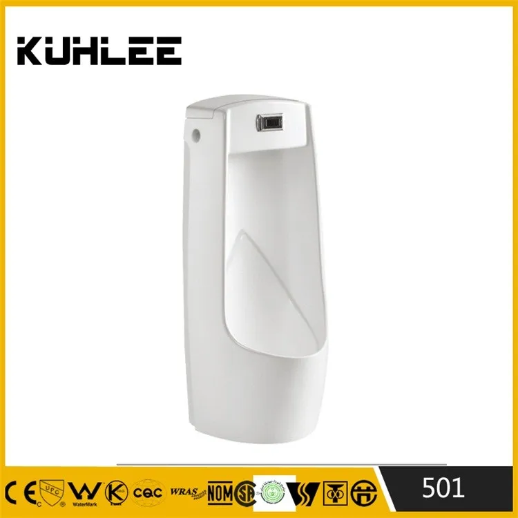 Sanitary ware floor mounted waterless sensor urinal 501