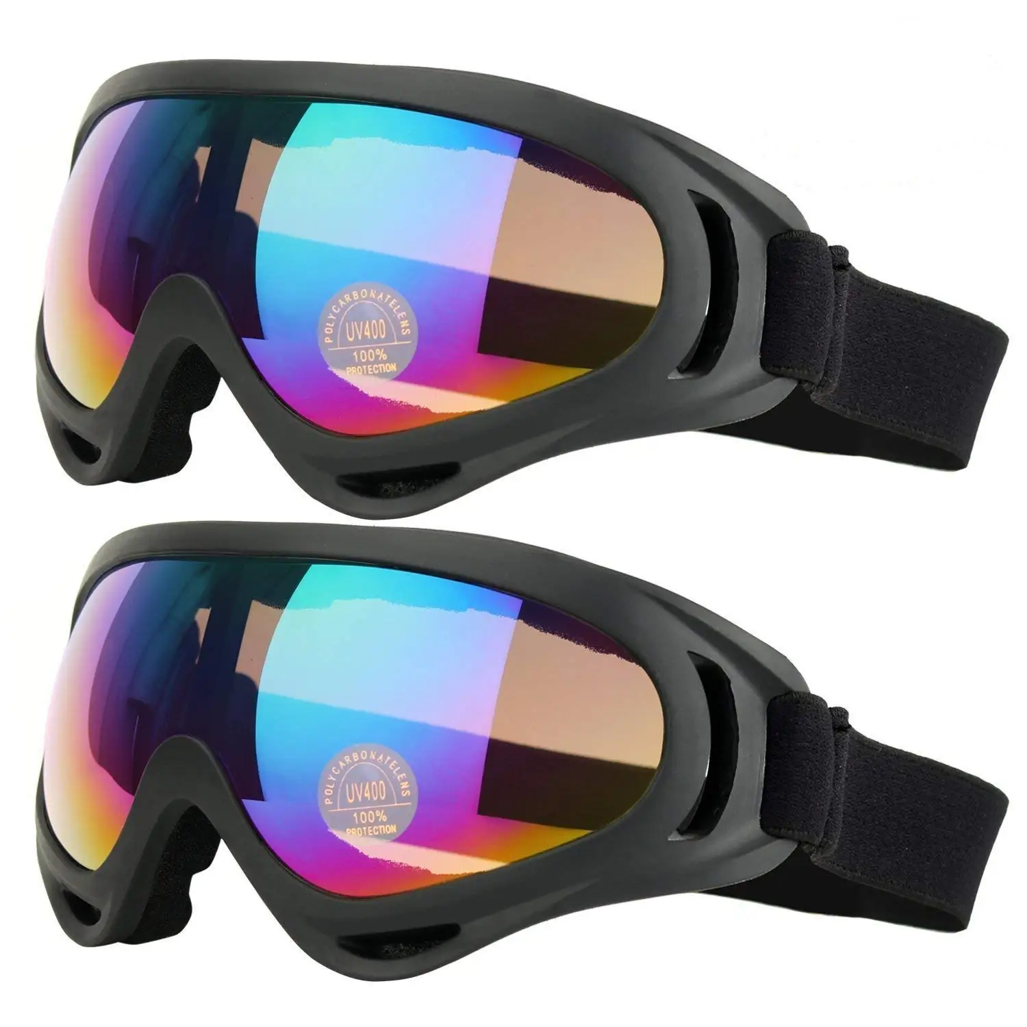Ski Goggles Skate Glasses with UV 400 Protection Windproof and Dustproof for Men and Women Unigear