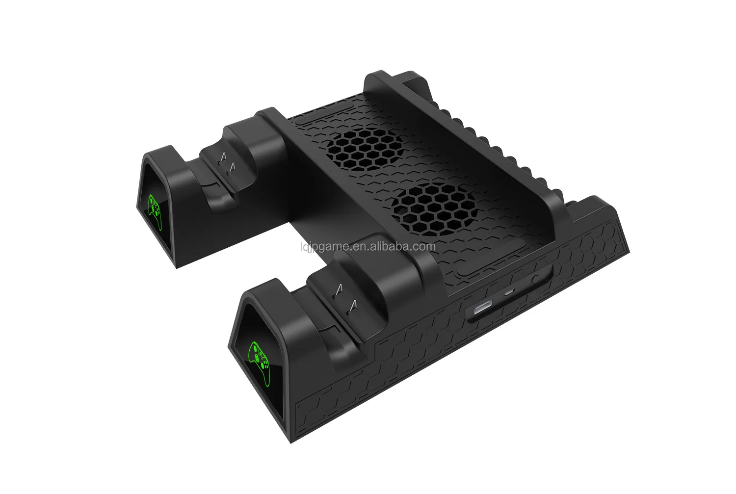 For XBOX One Battery Charging Dock Vertical Stand Cooling Fan Controller Charger for XBOX One/S/X Console & Controllers