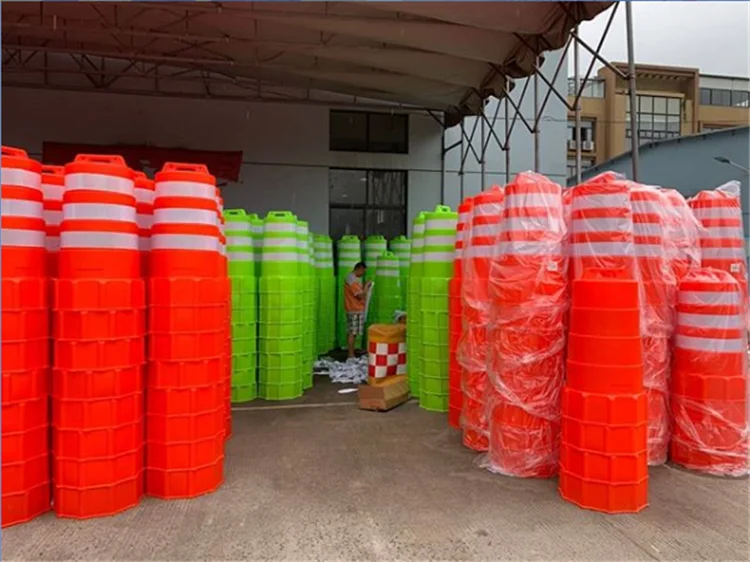 Save Storage Space Stackable Traffic Bucket Barrel Safety Crash Barrels