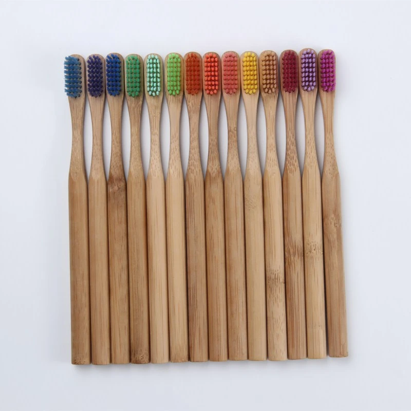 Wholesale Eco New Cheap Bamboo Charcoal Bulk Toothbrush Soft Bristle