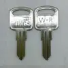 Brass blank key or llaves for WIRE ROPE furniture locks keys, locker key blank, drawer key blank
