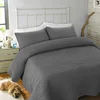 Prewashed Durable quilted plain king size bedspread