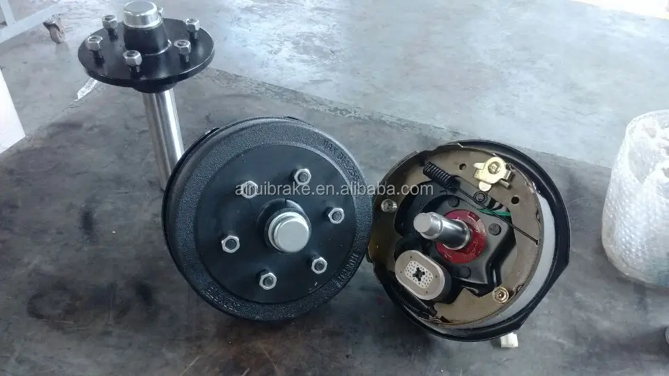 Stub Axle Electric Drum Brake For Camping Trailer 1500kg Stub Axle Electric Drum Brake For Camping Trailer 1500kg