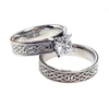 High Quality twist band celtic wedding rings