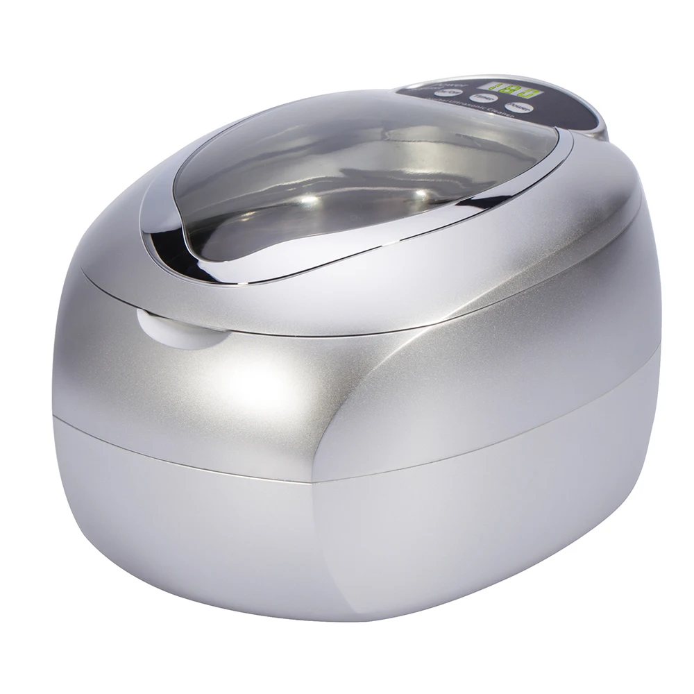 Australia free shipping auto-counting mini portable jewelry ultrasonic cleaner