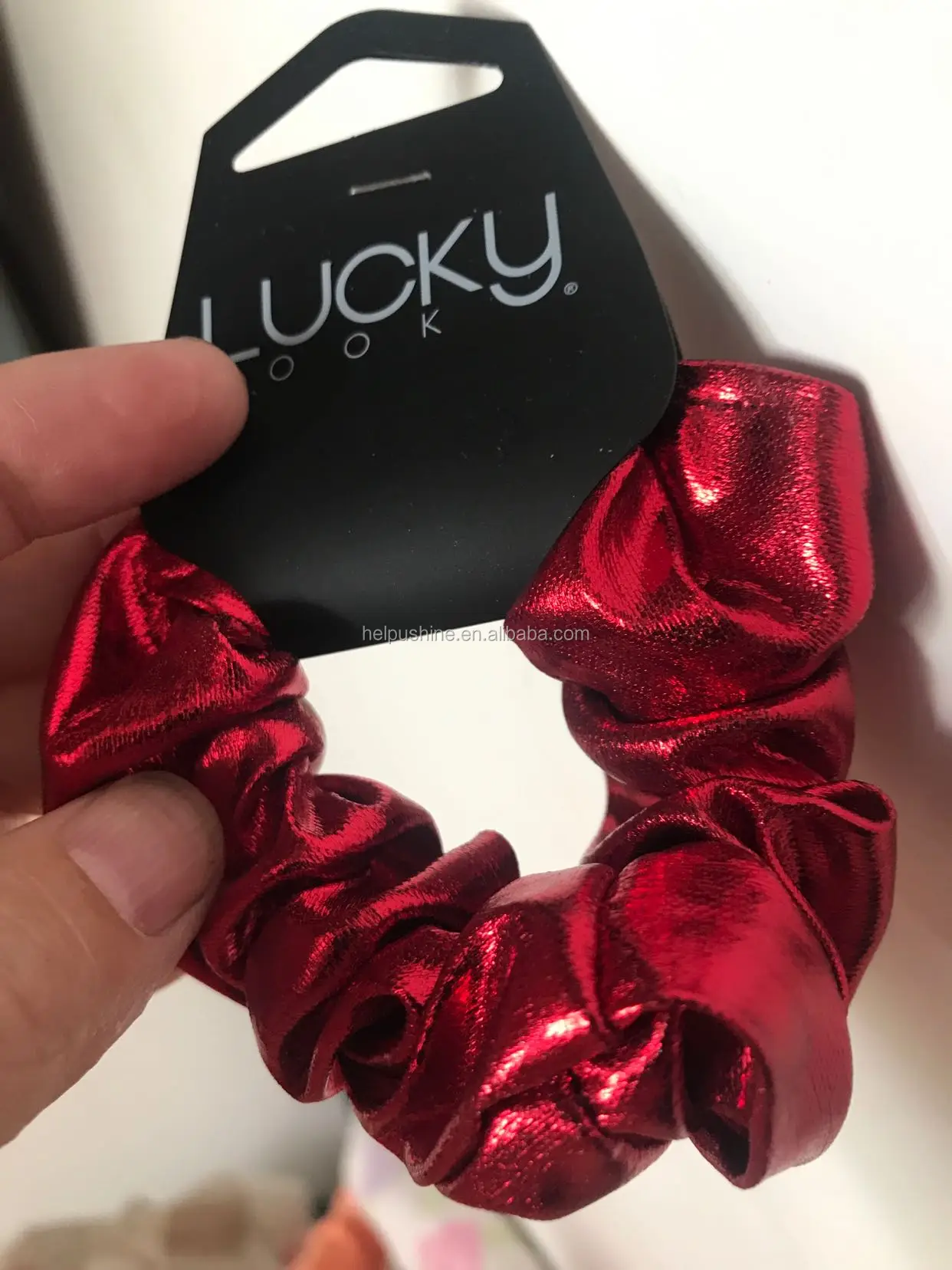 Amazon Hot Sale 2019 Korea Ribbon Good Quality Elastic Hair Scrunchies