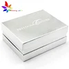 New style custom wholesale sliver luxury paper gift box with lid for dealer