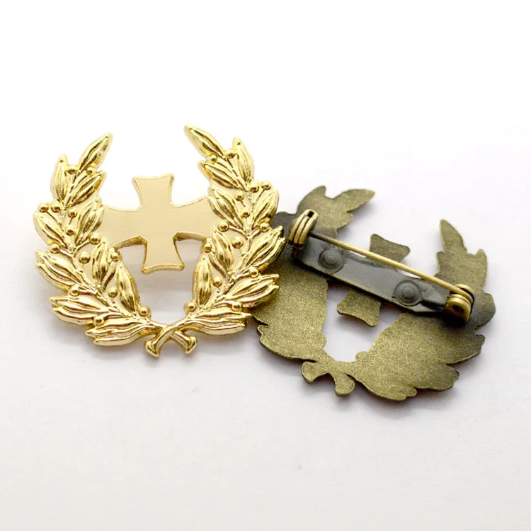 Soft enamel zinc alloy custom fancy metal safety pins for badge
