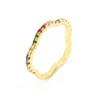 Best Selling Mexican Woman Outfit Jewelry Yellow Colorful Zircon Ring