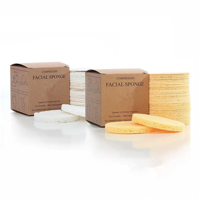 pure natural cellulose sponge for face