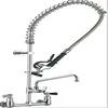 Best selling Pre Rinse Unit Pull Down Spring Loaded Single Spray Pre Rinse Tap Long Neck Pre Rinse Kitchen Sink Faucets