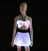 Attractive led lighting woman sexy dance sets luminous fiber optic dance wear for carnival