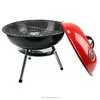 2018 best sale cheap ningbo charcoal grill Garden BBQ Grill Folding Outdoor Charcoal Smoker iron grill design for terrace