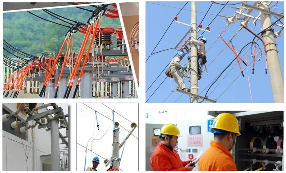 230kv High Voltage Telescopic Temporary Protective Grounding Equipment