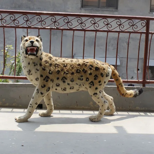 Life Size Plastic Artificial Leopard African Large Animals Figures