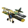 1917 Iron Aircraft Retro Air Plane Model Scale 1:20 Vintage Ornaments UK Fighter Fight War Classic Metal Craft Home Accessories