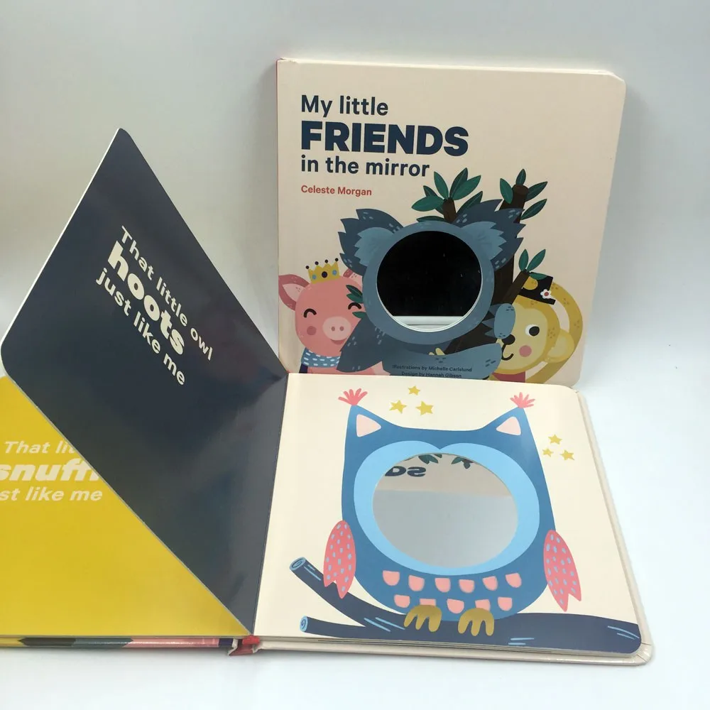Kid Cardboard Book With Mirror,Mirror Card Book,Mirror Book For Child Buy Cardboard Book With