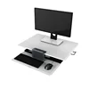 Height Adjustable Standing Modern Desk Table Sit Stand up computer Desk Converter With Keyboard