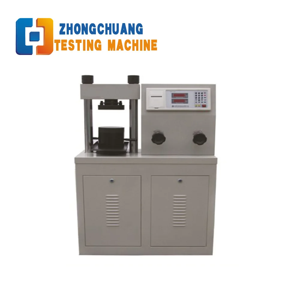 Hotsale 100KN Digital Display Hydraulic Concrete Brick Strength Compression Testing Machine Supplier