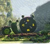 Custom Made Green Plant Snail Sculpture For Decoration