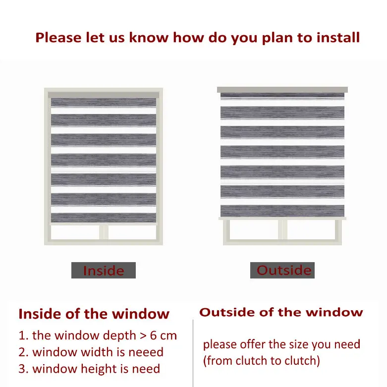 Home Decorative Blackout Zebra Roller Window Blind For Living Room