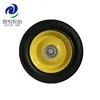 6 inch wheels with bearings for mowers/small metal shopping trolley wheels