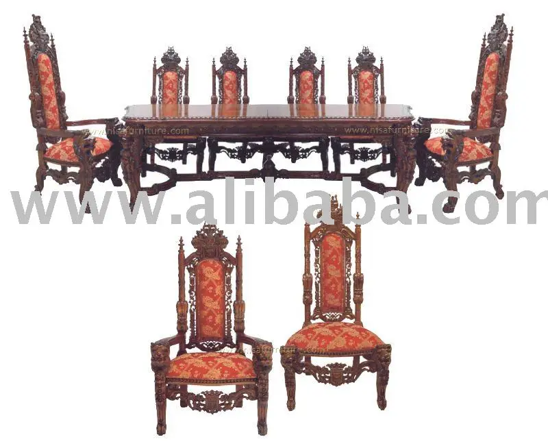 Mesa de Comedor y Sillas Trono del León Rey león NFDS01-Otros muebles