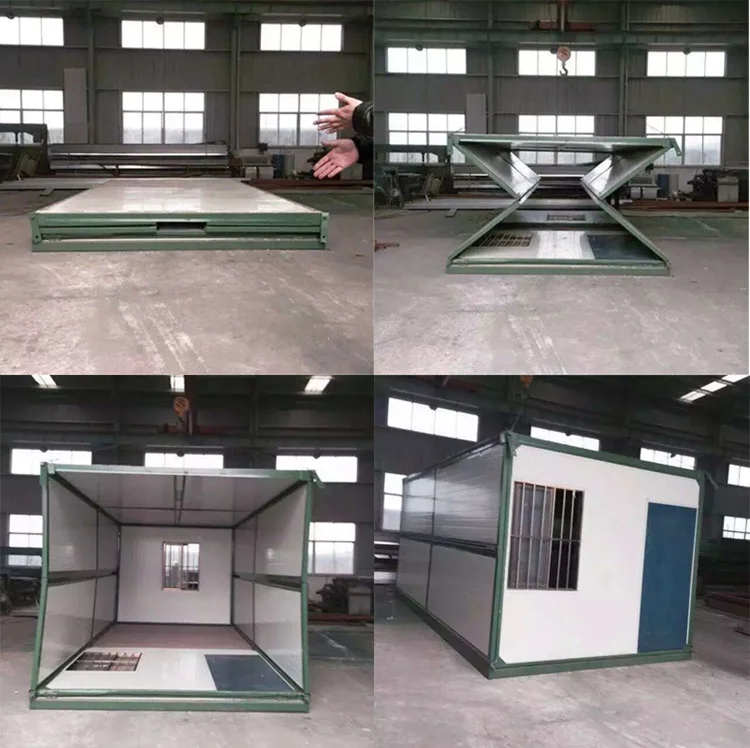 Tropical Luxury Vietnam Kiosk Container Home Kits Double Steel Easy Folding Foldable Prefab Container House For Sale