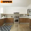 Mauritius custom fabricate melamine modular kitchen cabinets