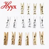 HYYX DIY Colored Natural Wooden Photo Paper Cloth Peg With Spring