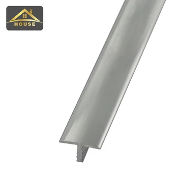 Decorative T Shape Metal Strips For Furniture Aluminum Tile Edging