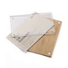 Wholesale Acrylic Clear Color 4x6 Inch Double Panel Acrylic Photo Picture Frame With Magnet Acrylic Product Name Label Holder