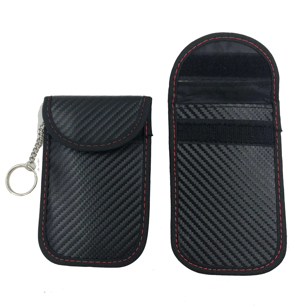 Carbon Fiber Rfid Blocking Key Fob Signal Blocking Faraday Cage