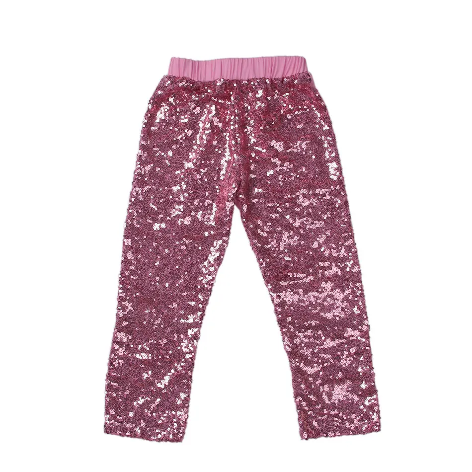 Fancy Gold Sequin Twinkly Long Pants For Kids Boys And Girls Hip-hop ...
