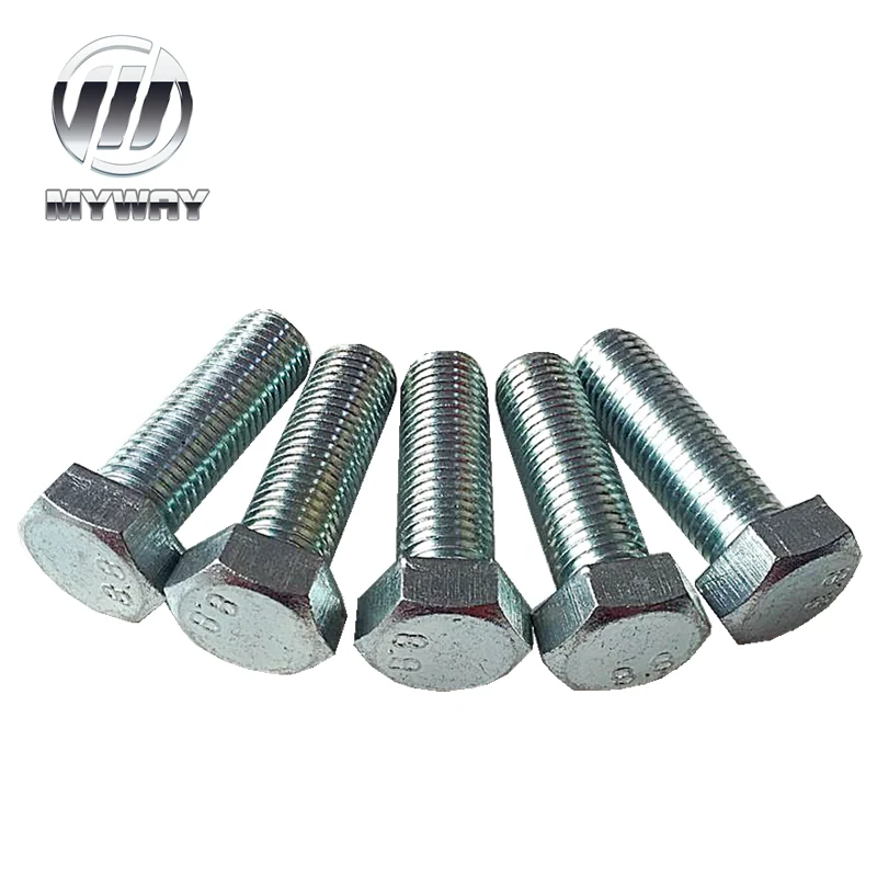 
Factory price carbon steel stainless steel hex bolts nuts 