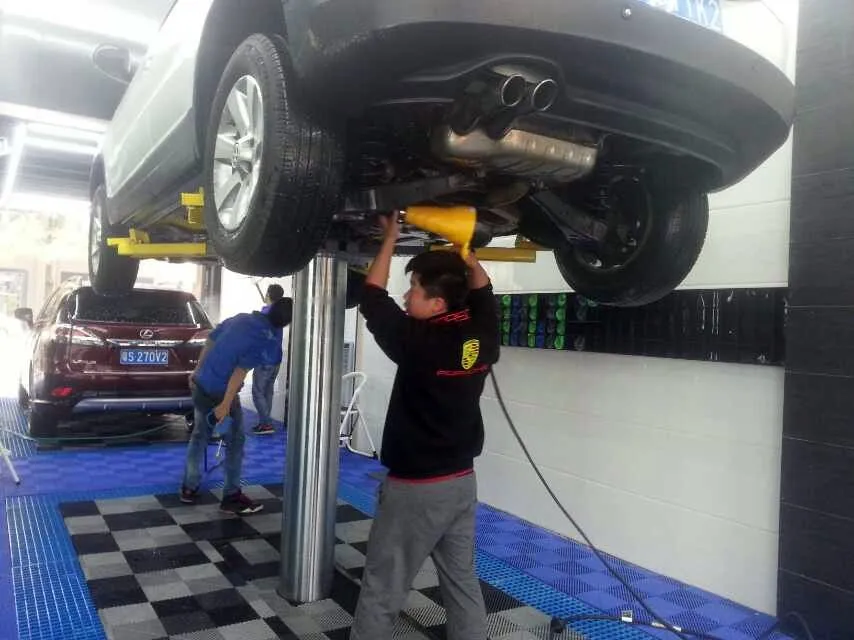 K102x K101x Pneumatic Hydraulic Single Washing Car Lifts Single Post