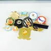 custom lapel pin with a butterfly clutch in soft enamel technique for business gift/souvenir