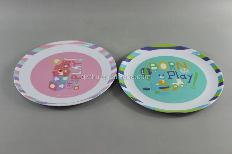 20cm Melamine Baby Plate Snacks plate For LFGB