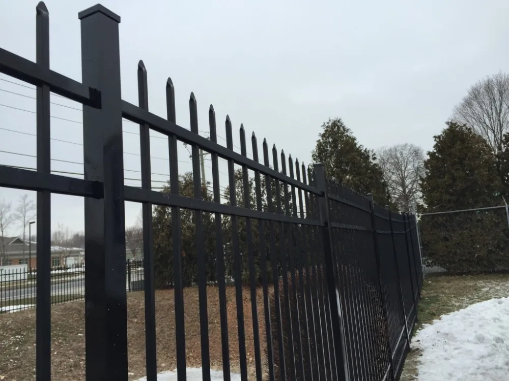 factory 15 days delivery galvanized wrought iron picket fence